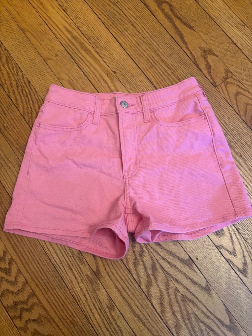 Bubblegum pink high-rise shorts from Old Navy in size 2